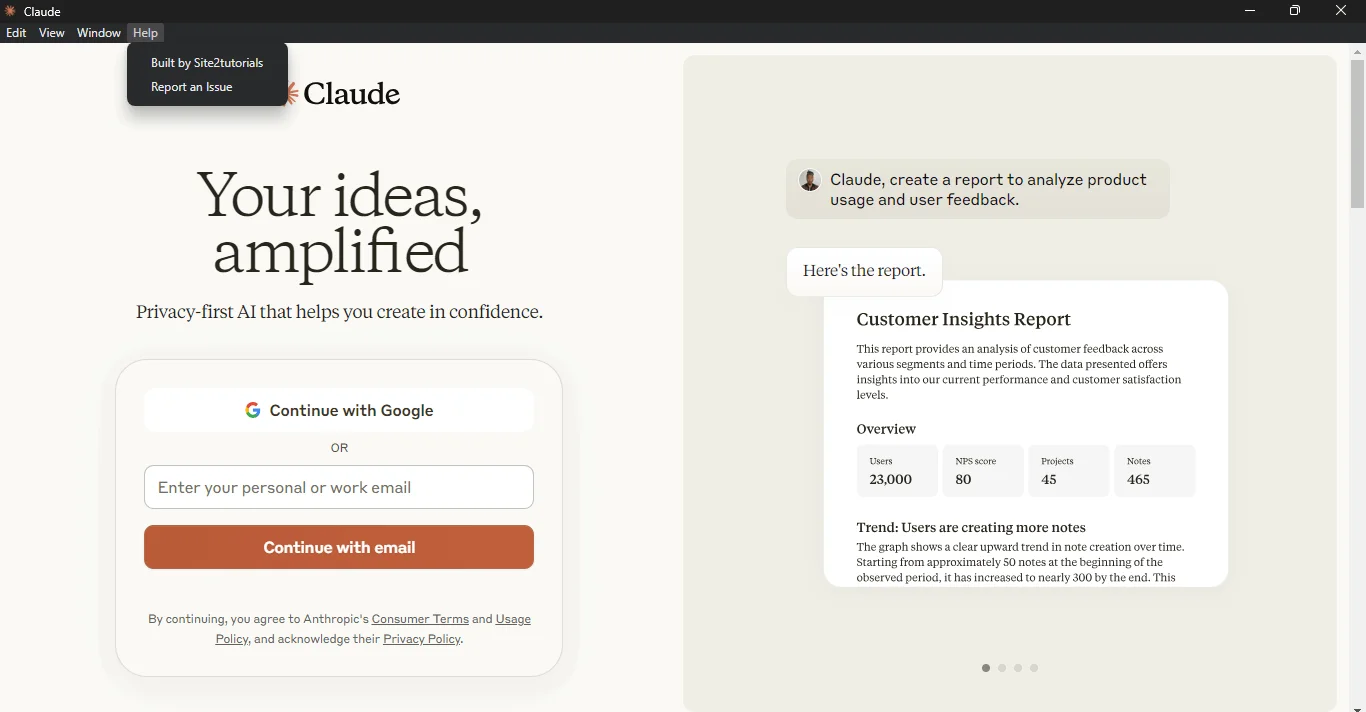 Claude Desktop App